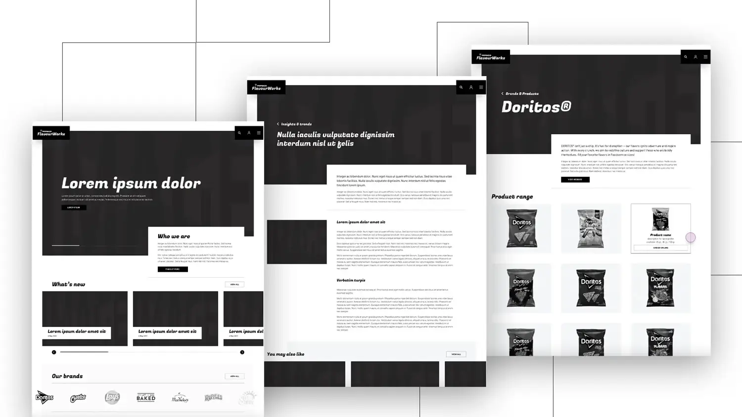 Pepsi website designs