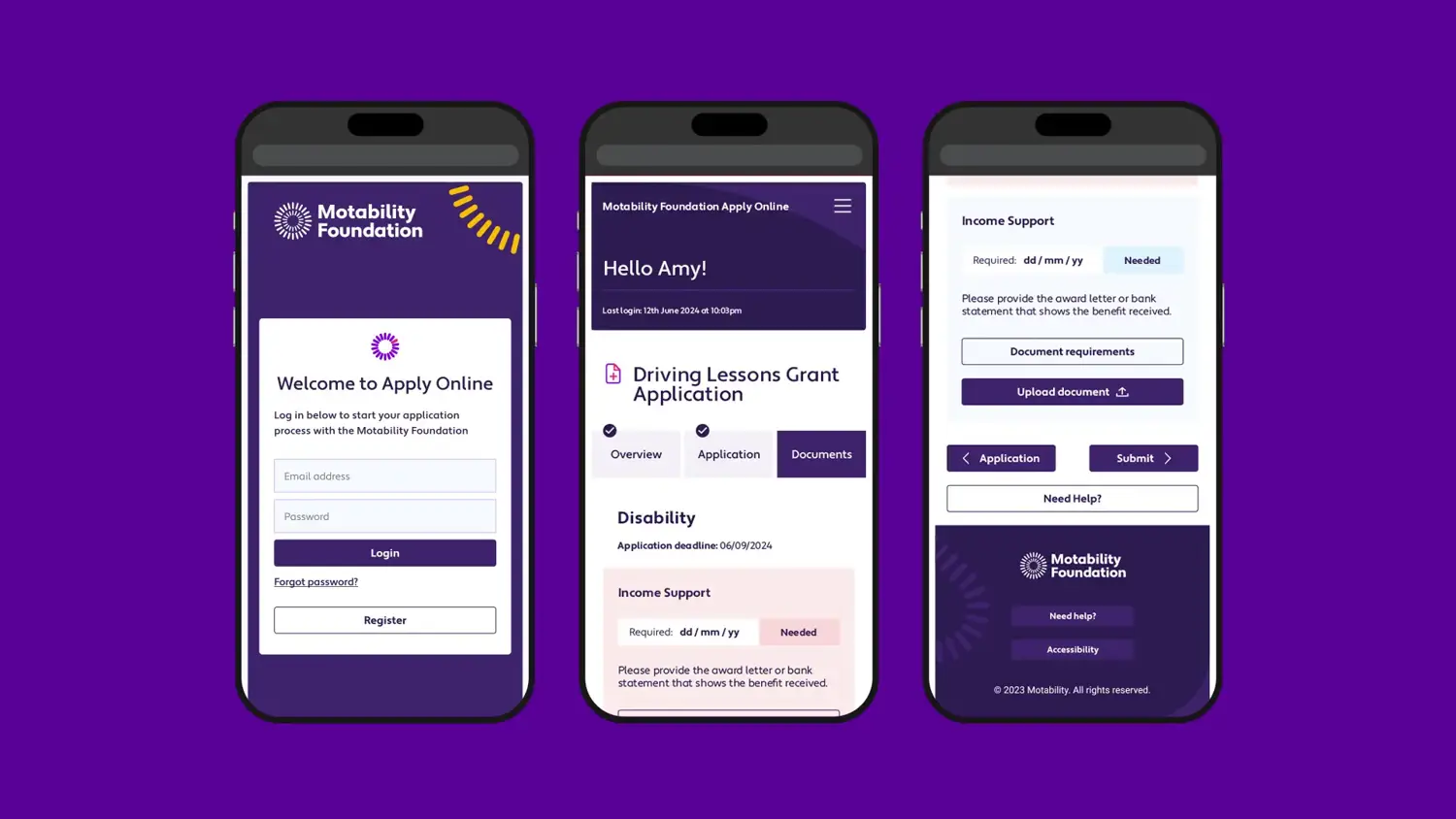 Pegasys website mobile snapshots